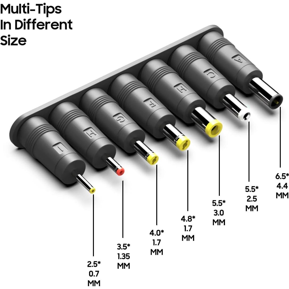 Fuente de Poder KFD 15V 4A Universal con 7 Puntas Seleccionables