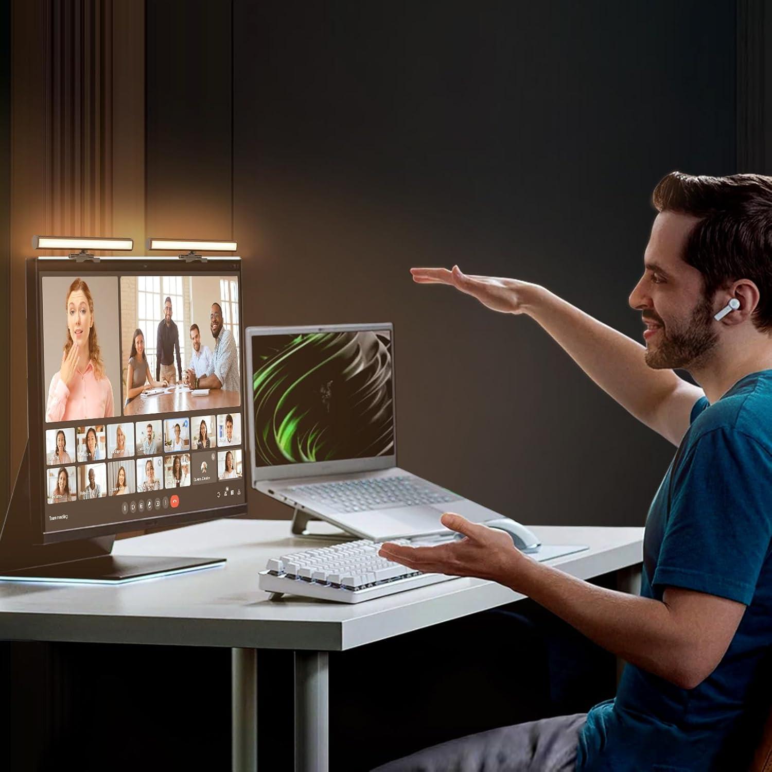 Barra de Luz para Videoconferencias Hagibis H200 - 10 Brillos