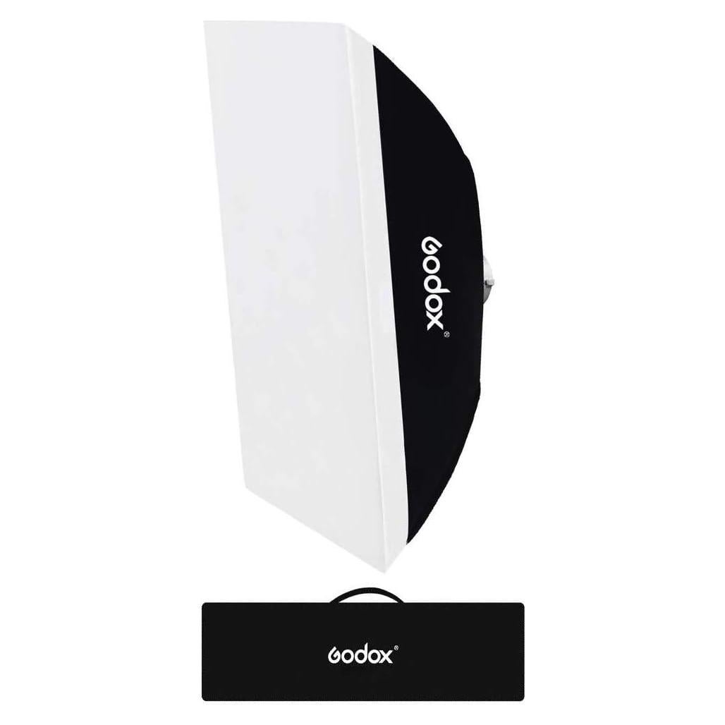 Softbox Rectangular Godox 35x160cm Montaje Bowens para Estudio