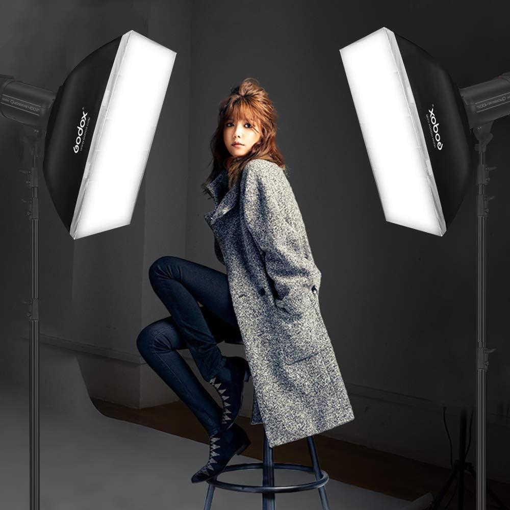 Softbox Rectangular Godox 35x160cm Montaje Bowens para Estudio