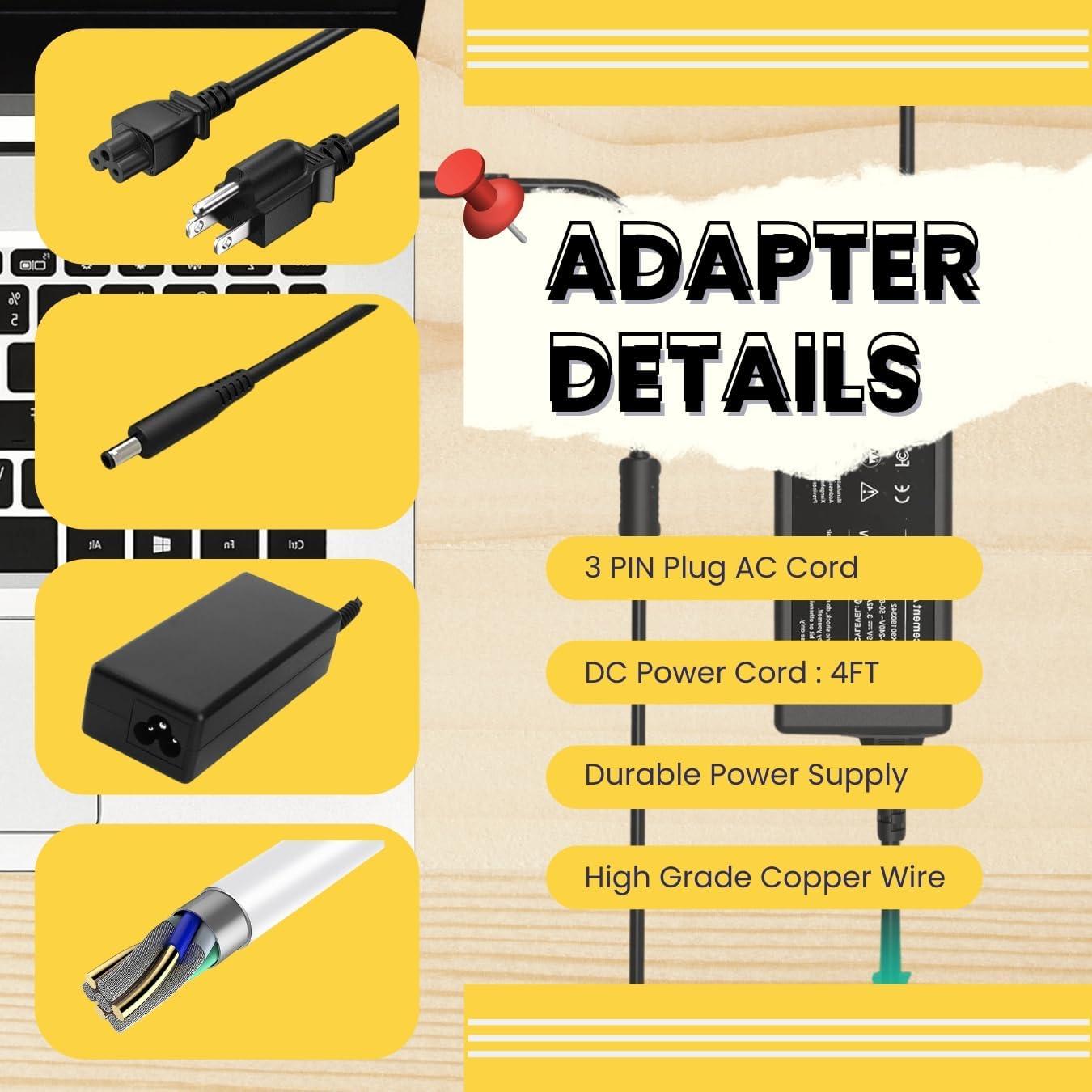 Cable de Alimentación 15V Marg para Luz de Anillo Neewer 35cm