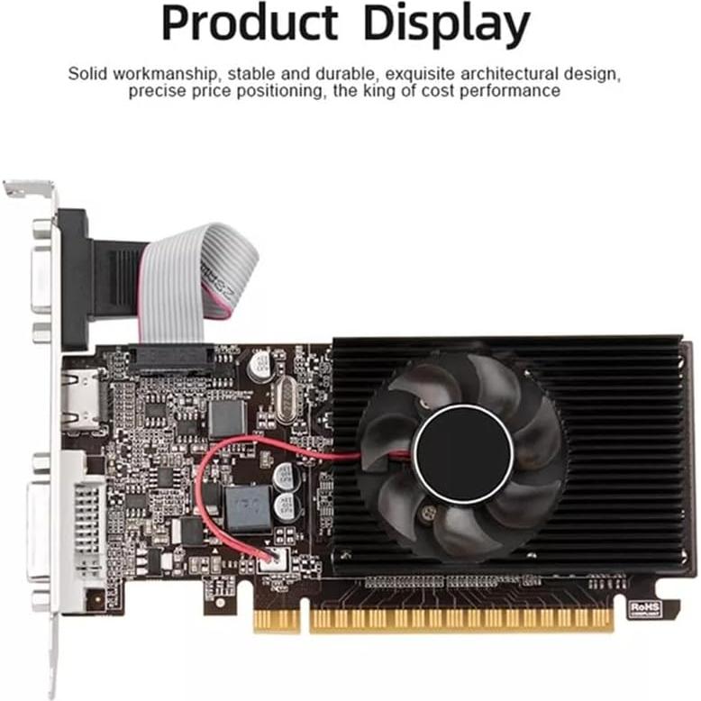 Tarjeta Gráfica XUANMO GT610 2GB PCIe DVI HDMI 64bit