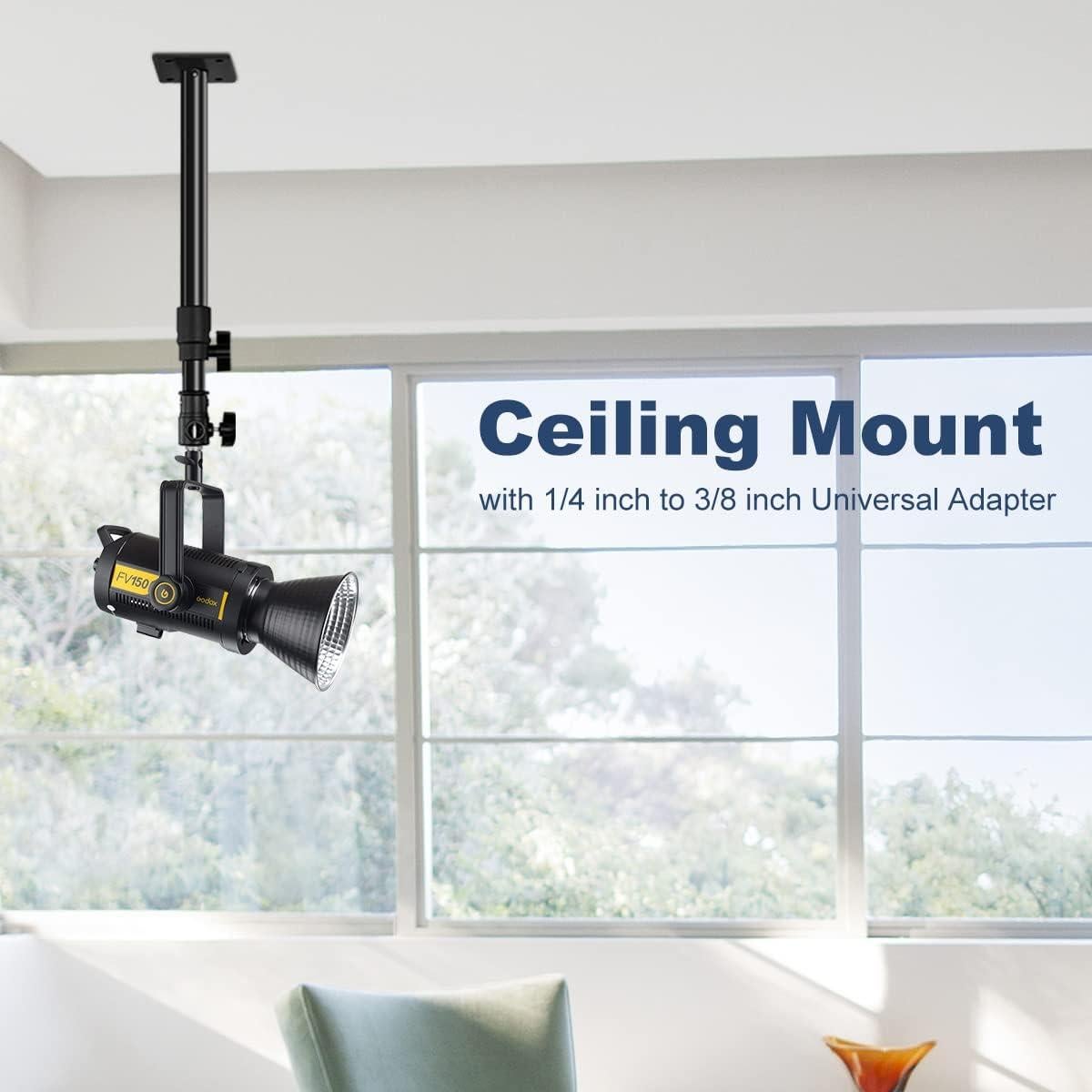 Soporte de Estudio Fotográfico Montaje en Pared Soonpho 2Pack Ajustable