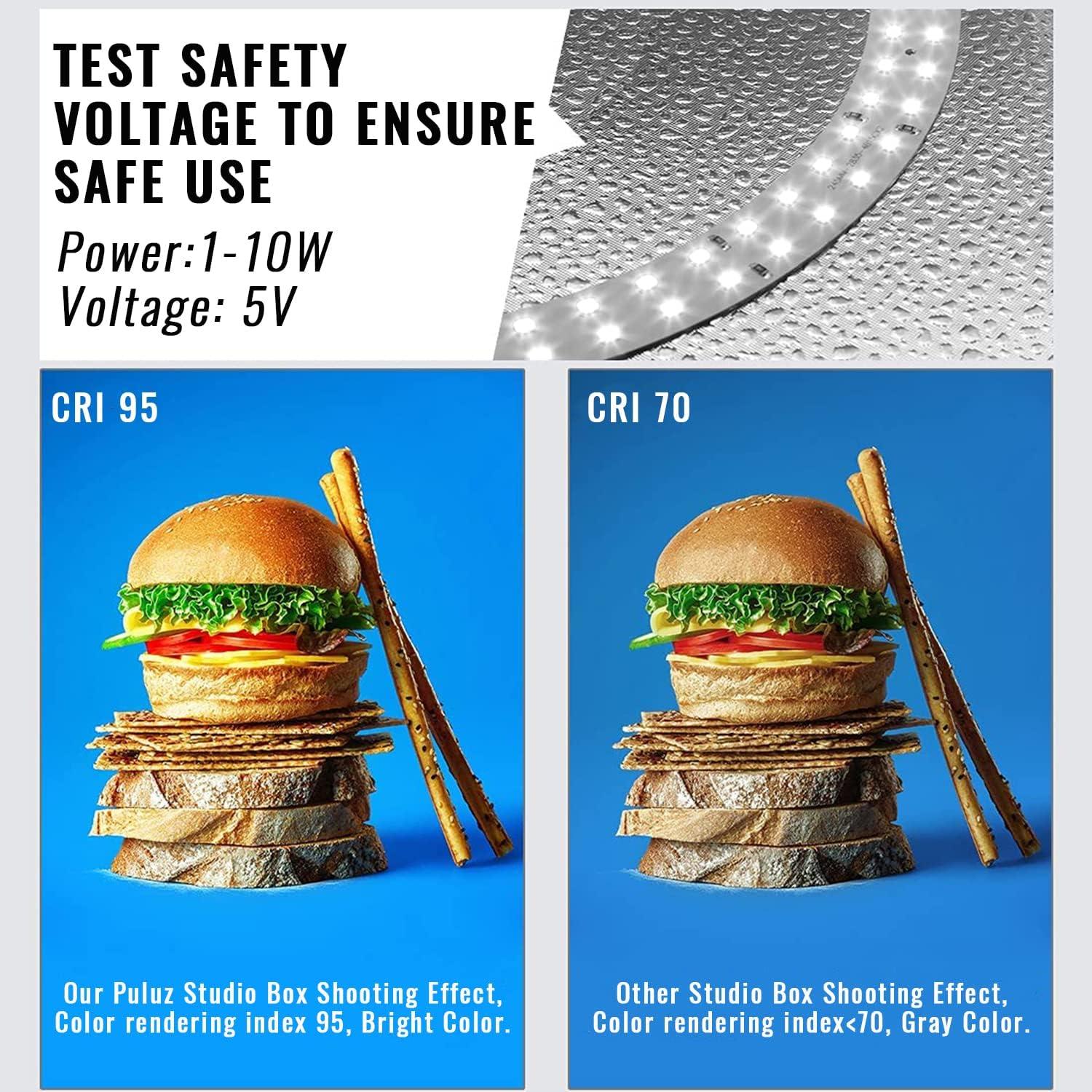 Caja de Luz Fotográfica Plegable OBEST 40cm con 160 LED