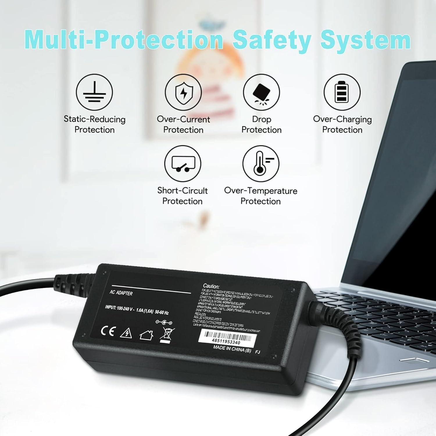 Adaptador de Alimentación SLLEA 100-240V a DC 12V 3A 36W