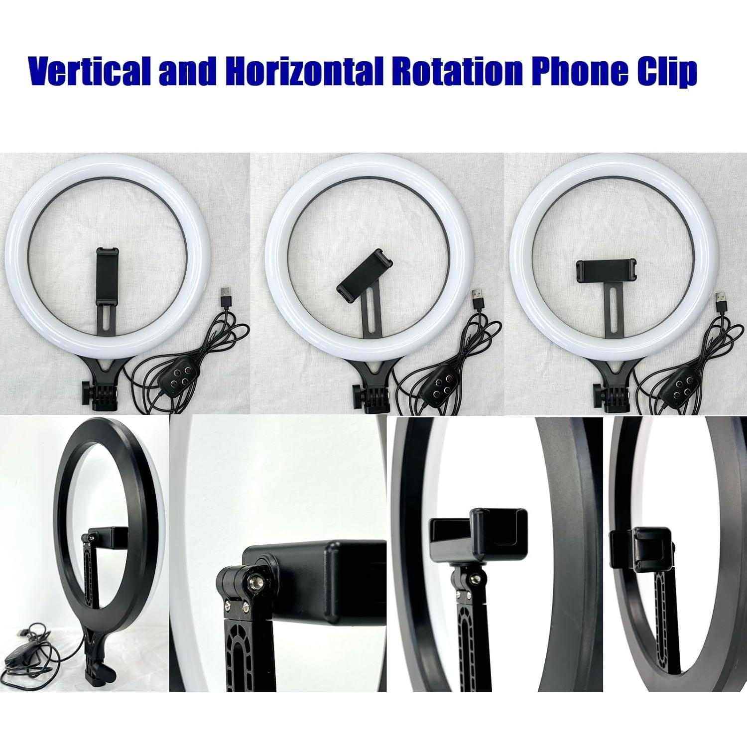 Anillo de Luz Selfie 27.94 cm Acetaken con Soporte Universal