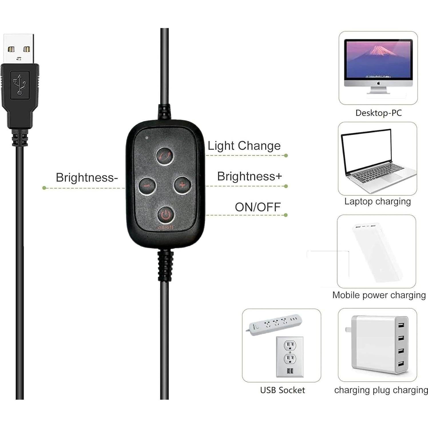 Anillo de Luz Selfie 27.94 cm Acetaken con Soporte Universal