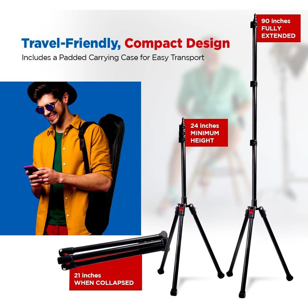 Soporte Profesional Ajustable Vidpro ST-90 de 90 Pulgadas