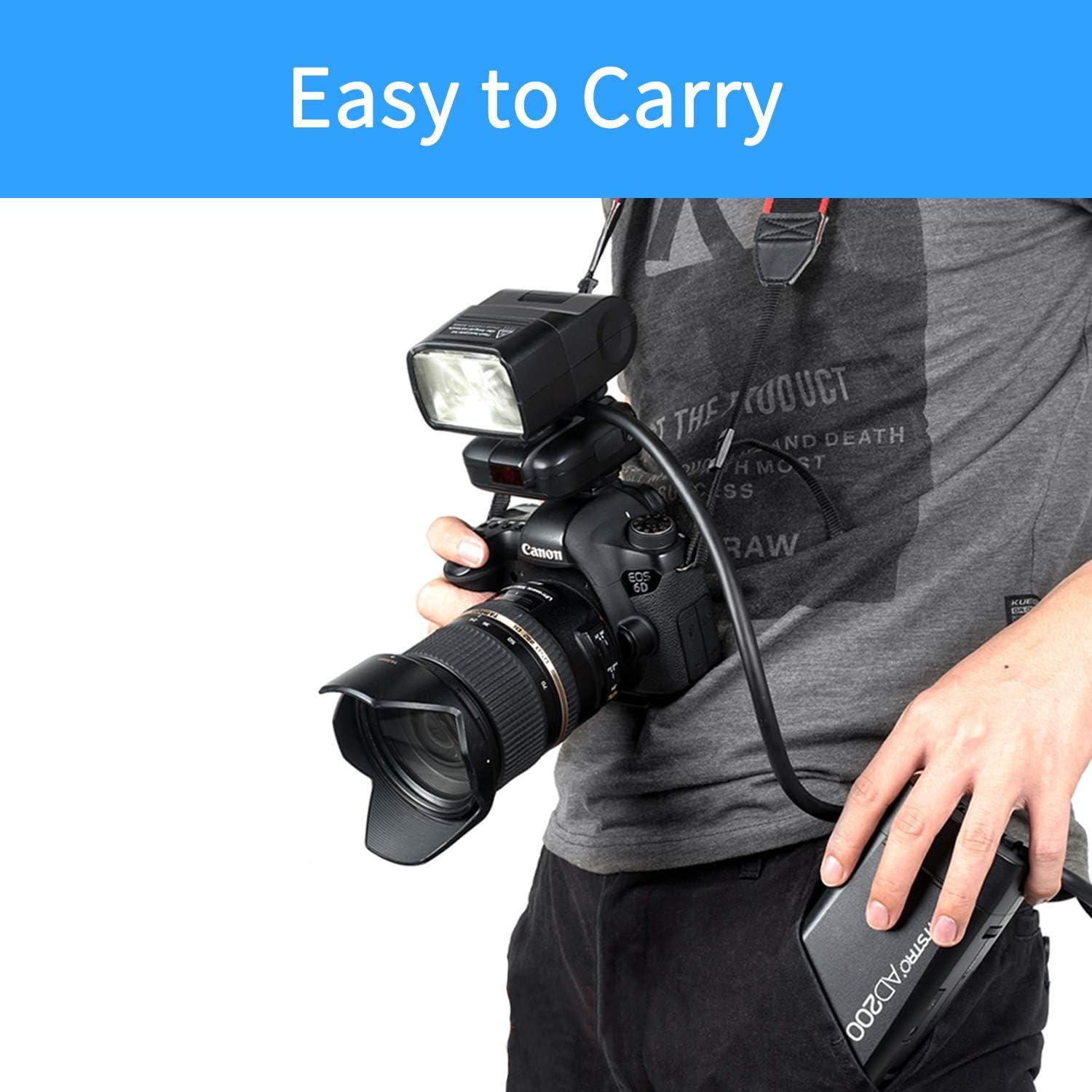 Cabezal de Flash Godox EC200 200W con Cable de 2m para AD200/AD200Pro