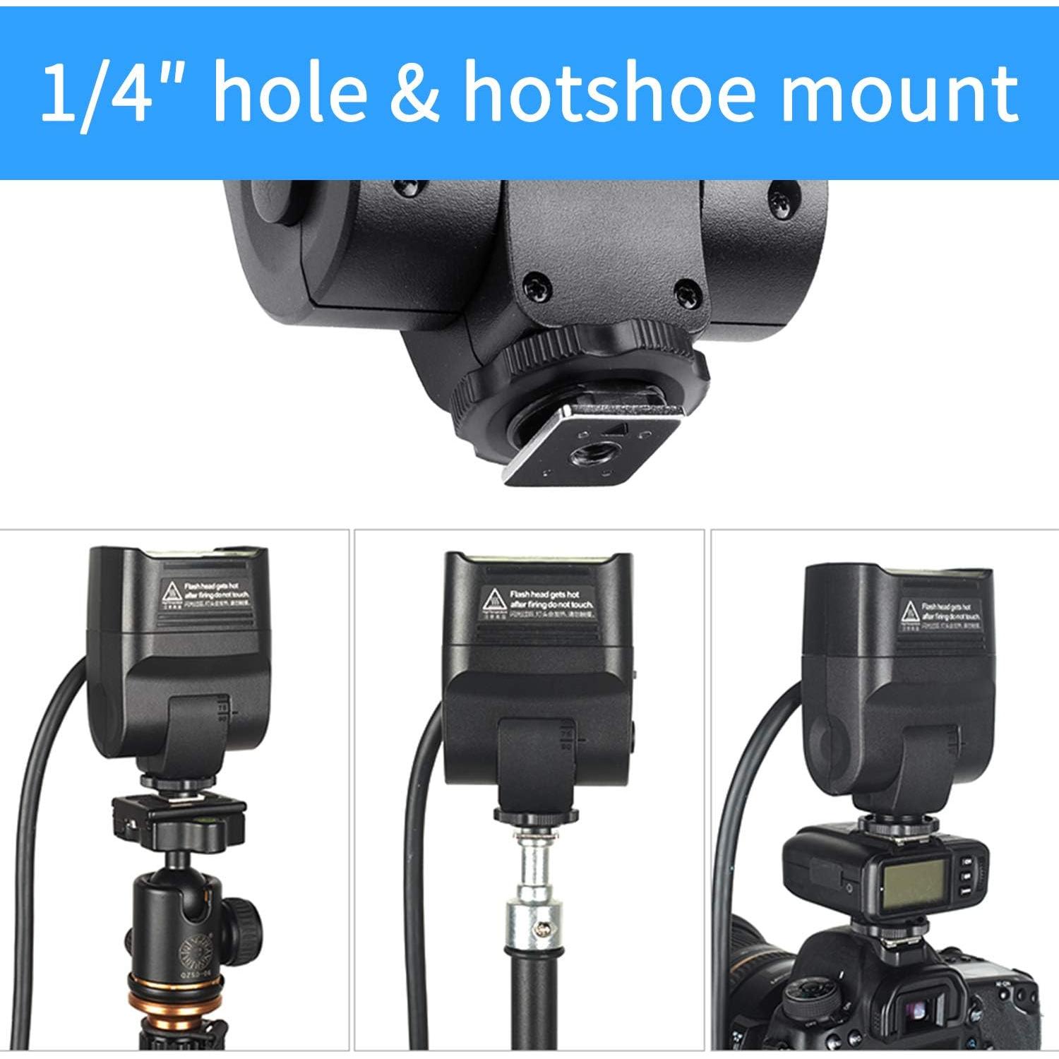 Cabezal de Flash Godox EC200 200W con Cable de 2m para AD200/AD200Pro