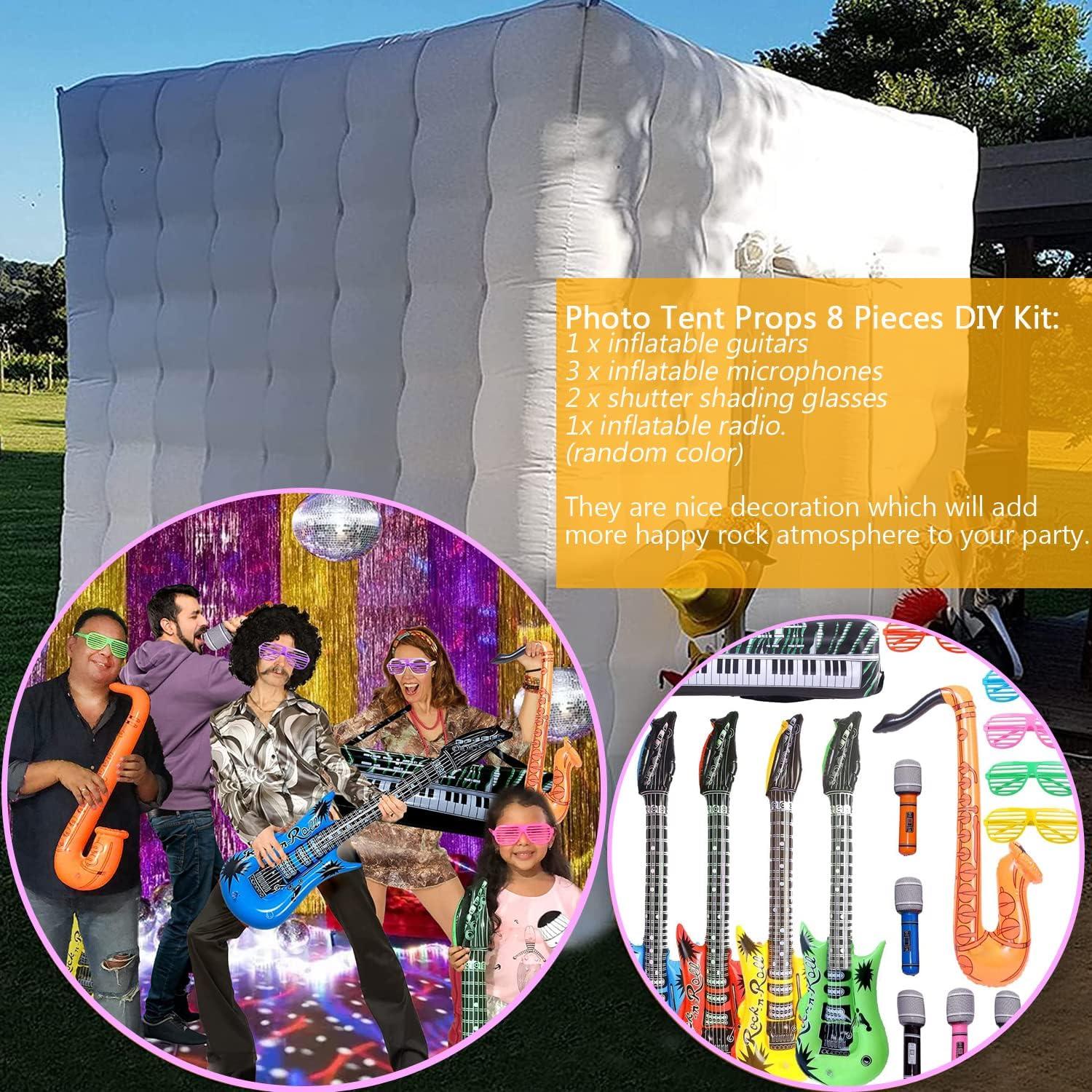 Cabina de Fotos Inflable CZGBRO 2.5x2.5m LED 16 Colores