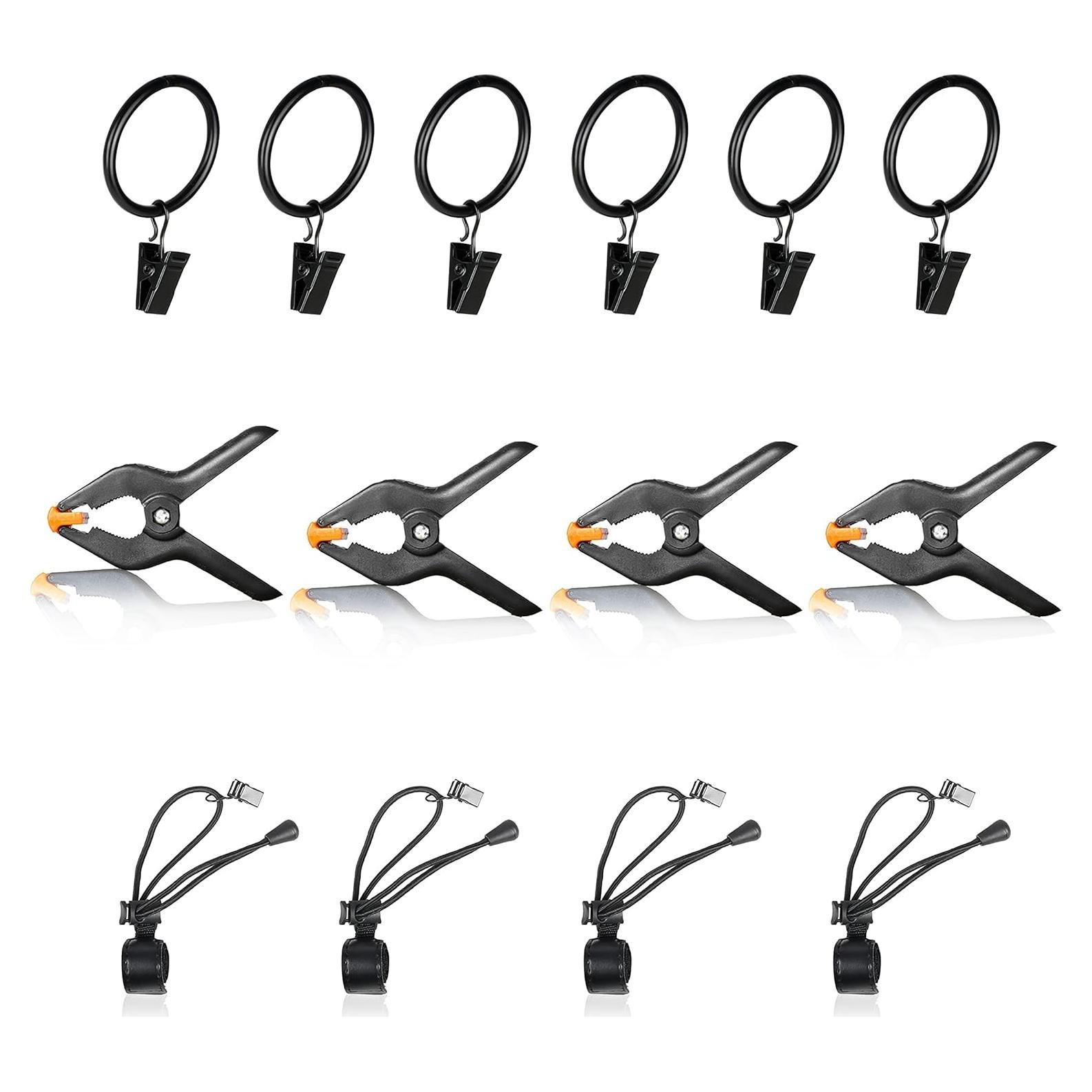 Kit de Clips de Fondo FUDESY - 14 Paquetes, Alta Resistencia