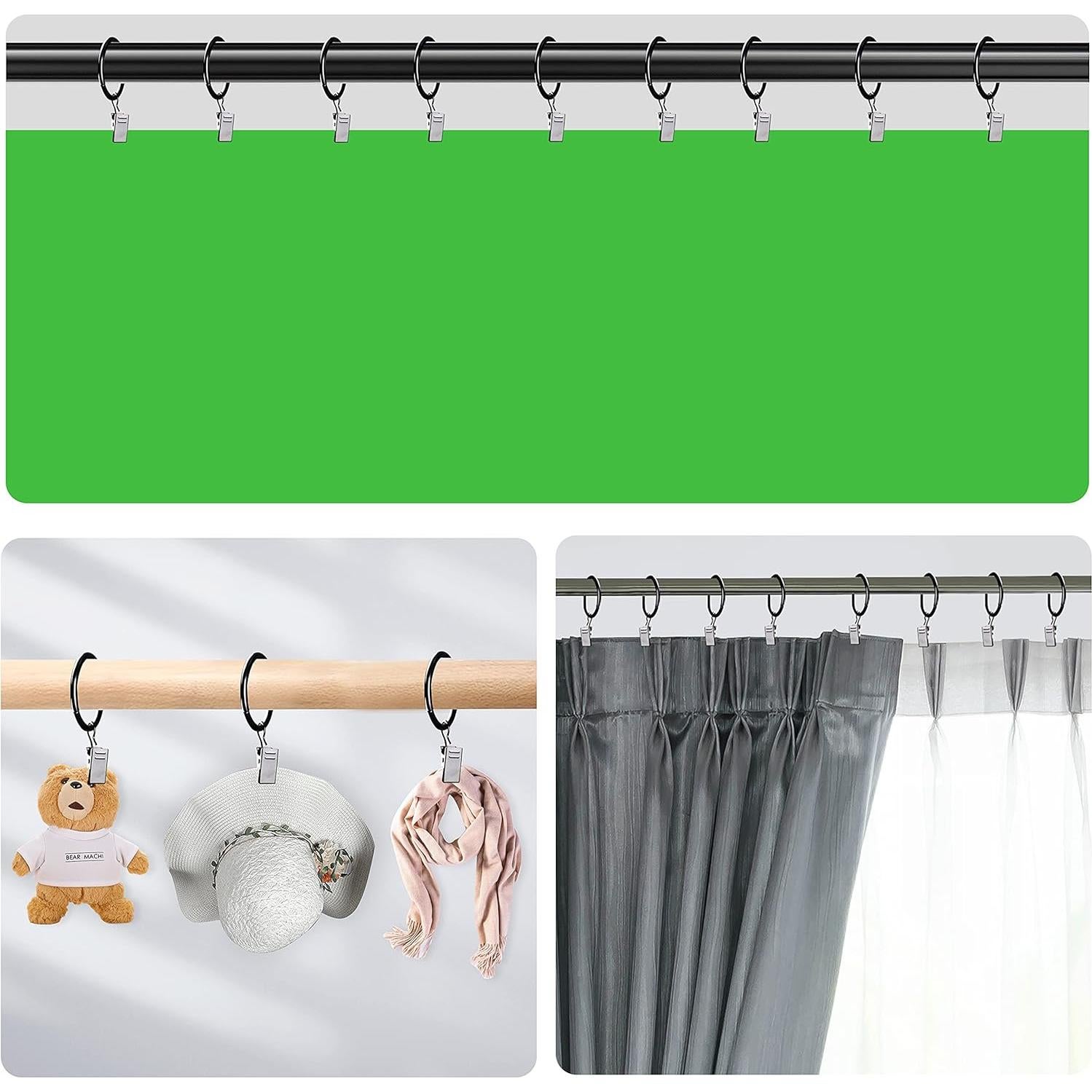 Kit de Clips de Fondo FUDESY - 14 Paquetes, Alta Resistencia