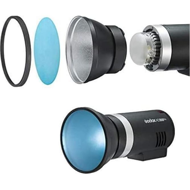 Difusor Reflector Godox AD-R14 con Panal y 5 Filtros de Color