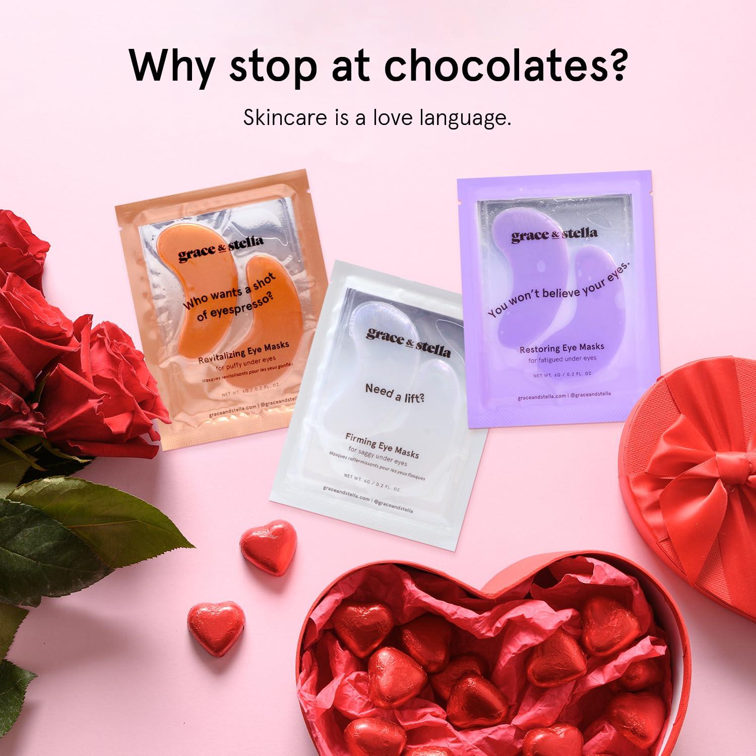 Parches para Ojos Grace & Stella - 24 Pares Reafirmantes