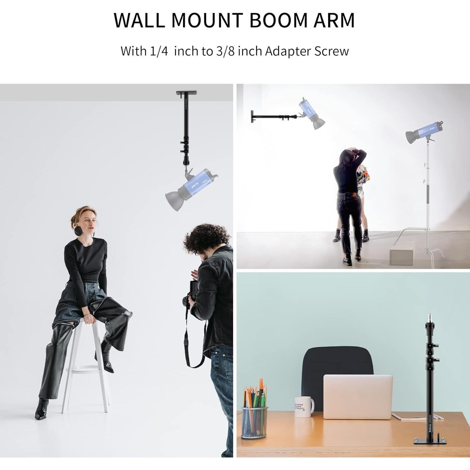 Soporte de Pared para Cámara Selens con Brazo Ajustable 100cm