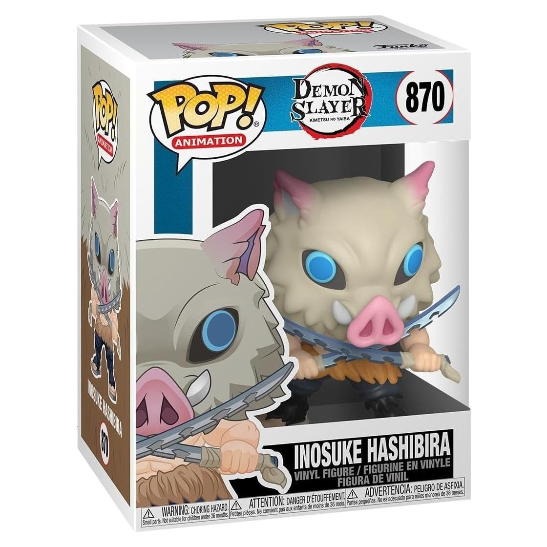 Figura Coleccionable Funko Pop Demon Slayer Inosuke 9.5 cm