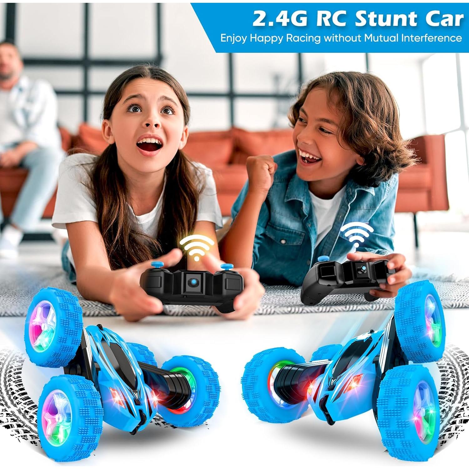 Coche de Control Remoto Qumcou 4WD 360° para Niños 6-12 Años