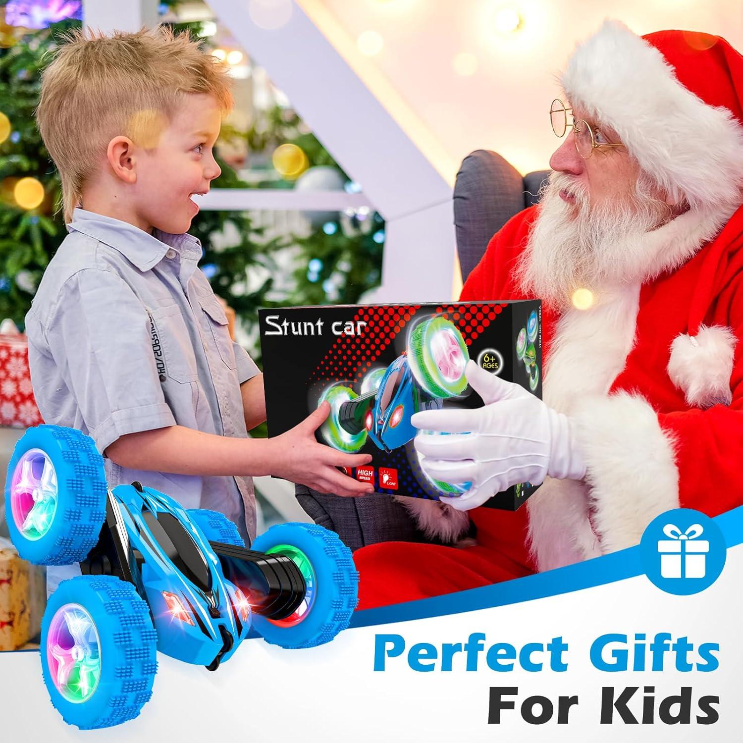 Coche de Control Remoto Qumcou 4WD 360° para Niños 6-12 Años