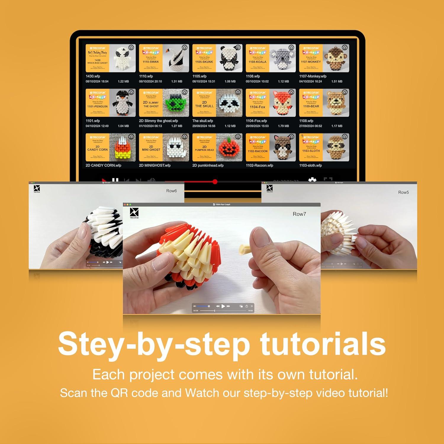 Bloques de Construcción Suaves Tricofun 1101 Pingüino 20.3x12.7cm