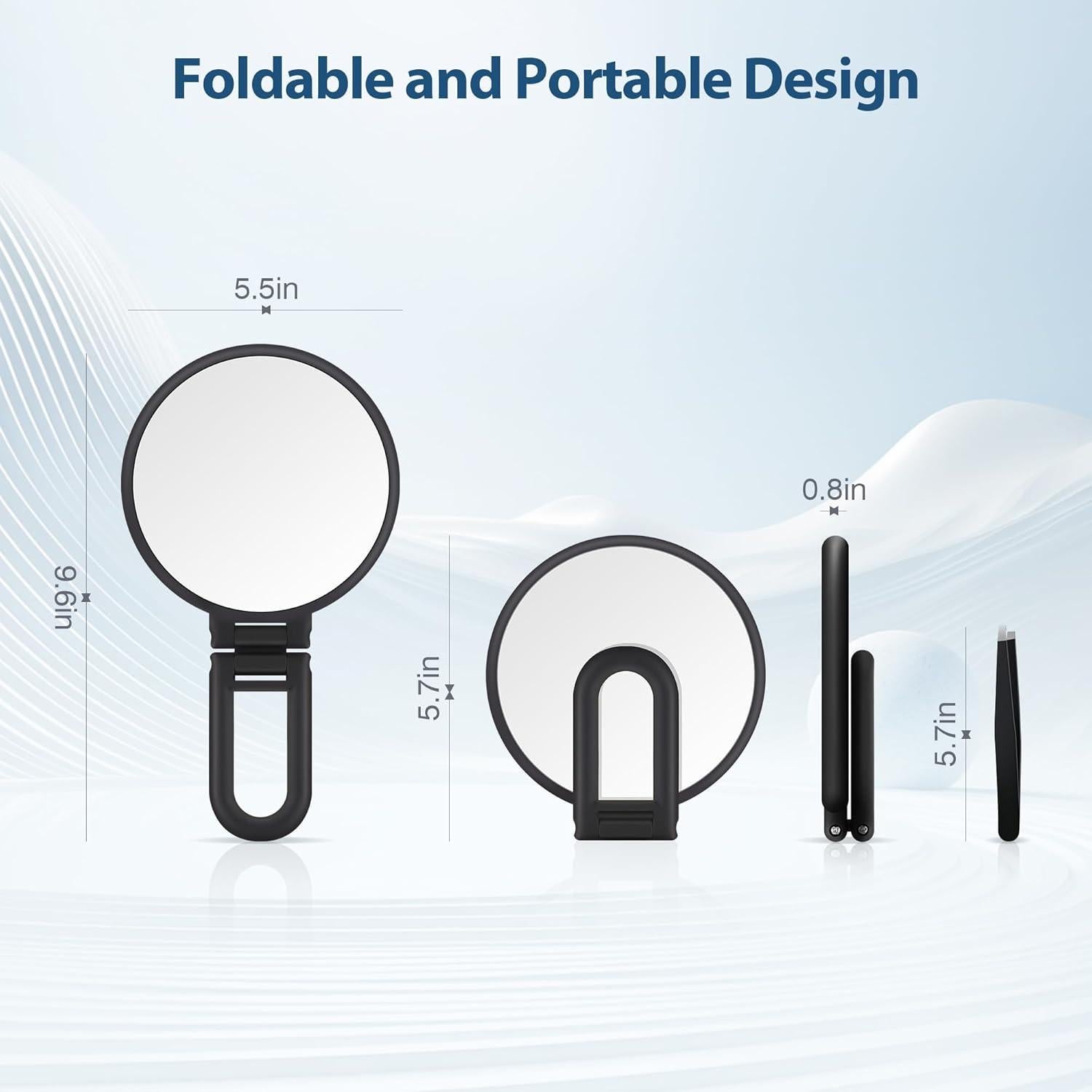 Espejo de Aumento 30X B Beauty Planet Doble Cara Portátil