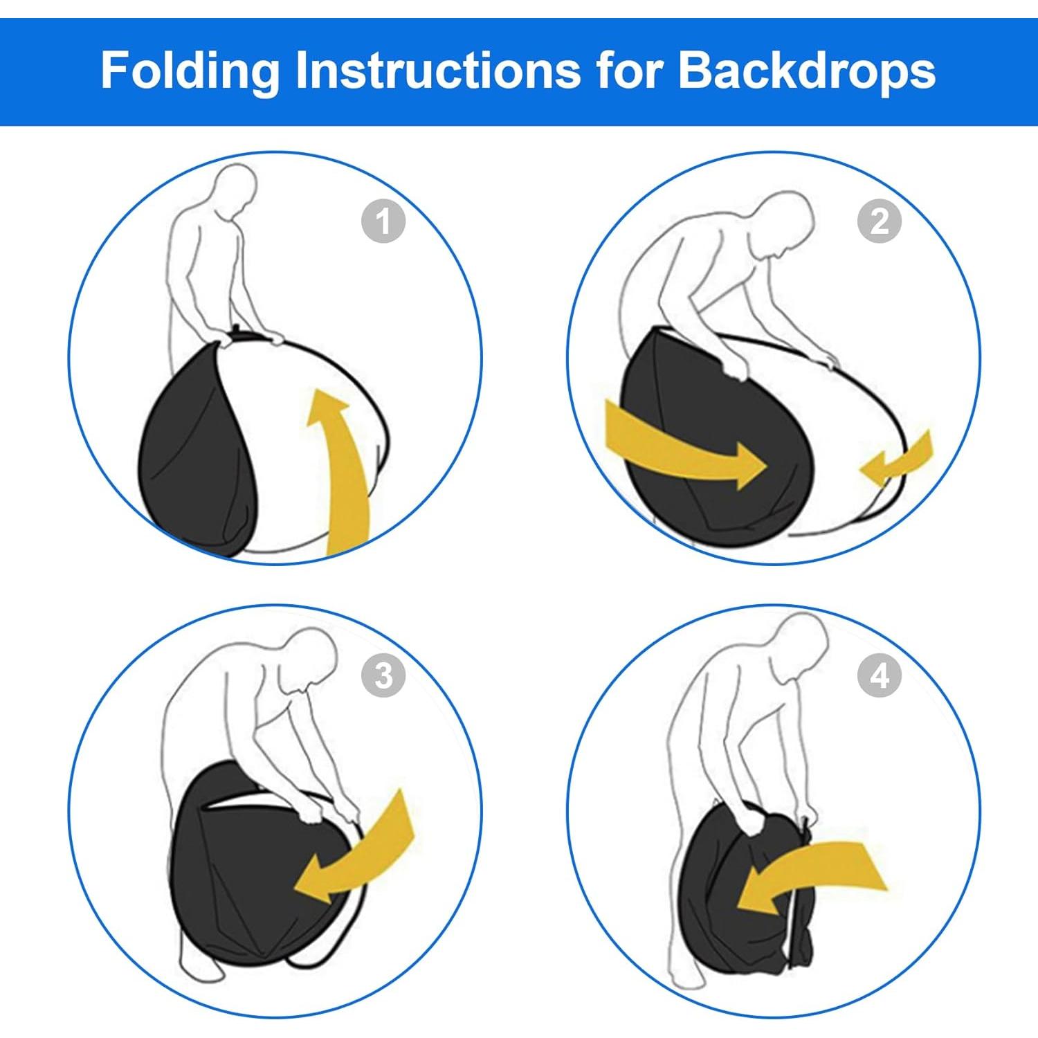 Fondo Portátil Doble Cara Selens 140x200 cm Azul/Marrón