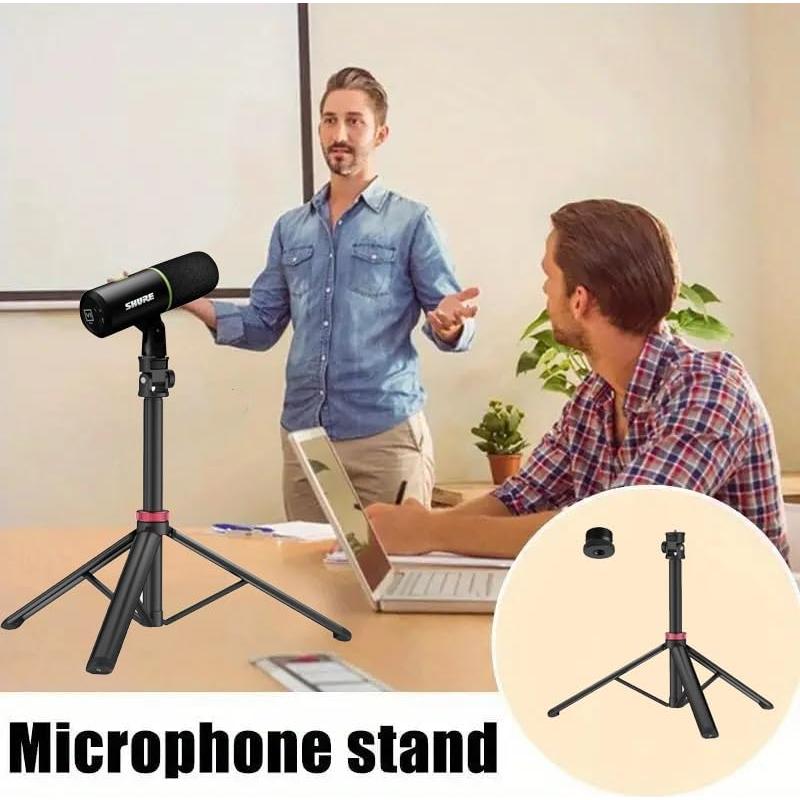 Soporte de Micrófono Trípode Telescópico 2.06m Aluminio