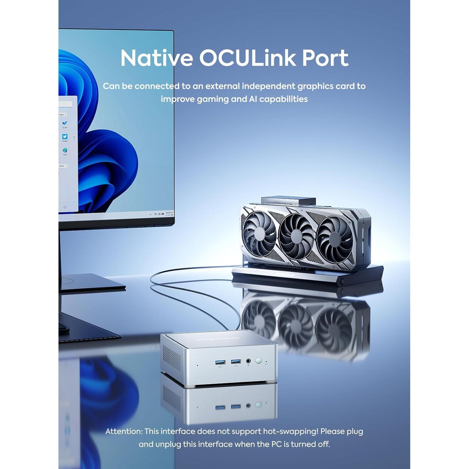 MINISFORUM NAB9 Plus Mini PC i9 32GB RAM 1TB SSD HDMI DP