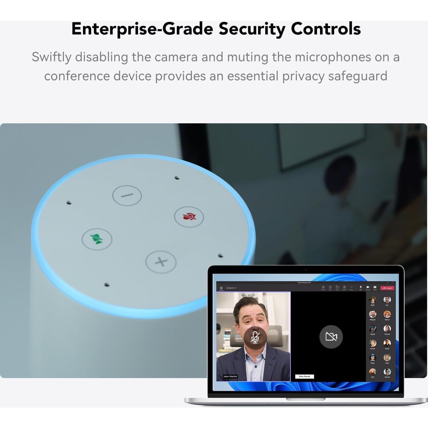 Cámara de Videoconferencia NUROUM C20 HD 1080P con Micrófono