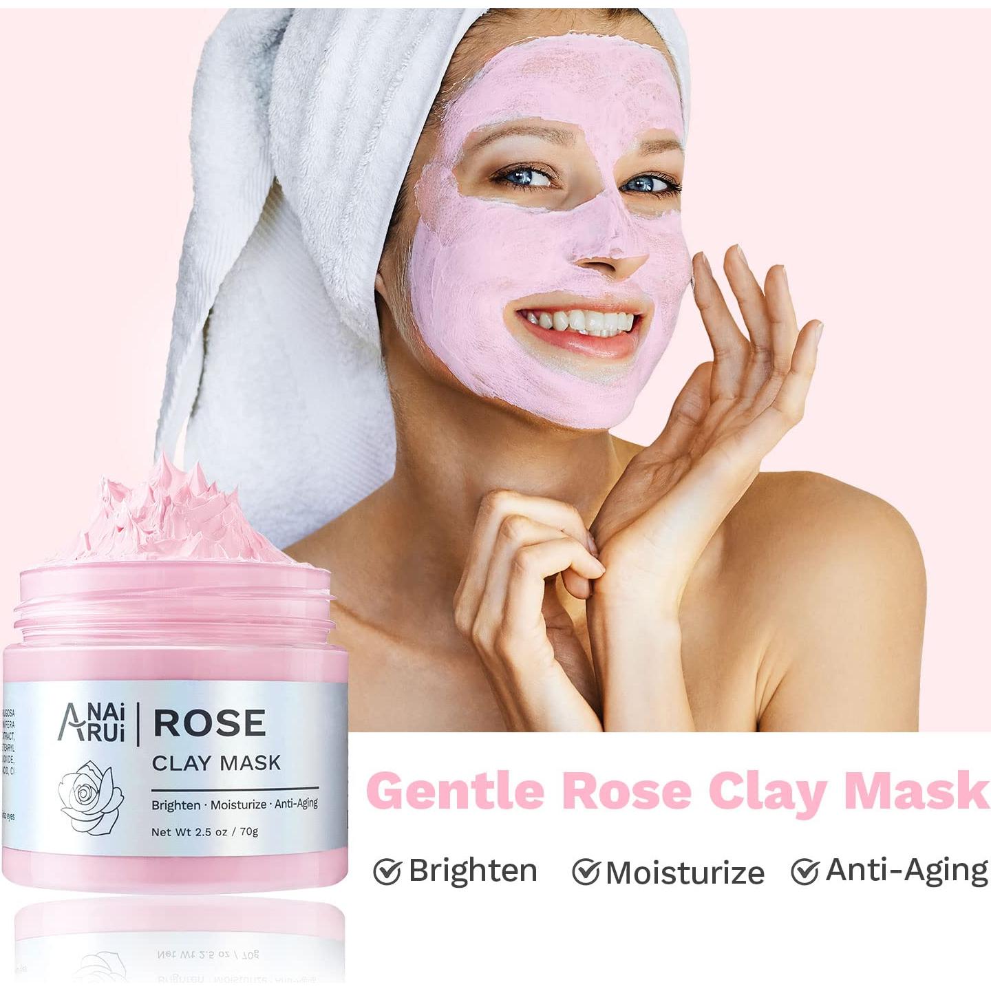 Set de Mascarillas Faciales ANAI RUI - Arcilla y Vitamina C