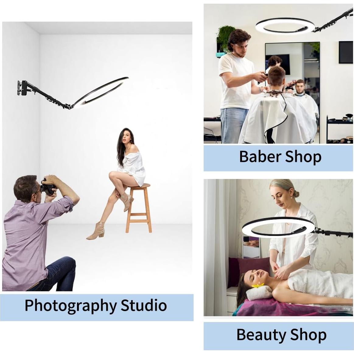 Soporte de Pared para Anillo de Luz 63.5 cm FEIFANTEAM