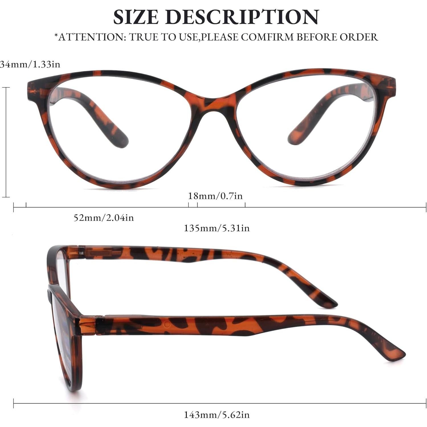 Gafas de lectura multifocal progresivas Ryegis 2.0x anti luz azul