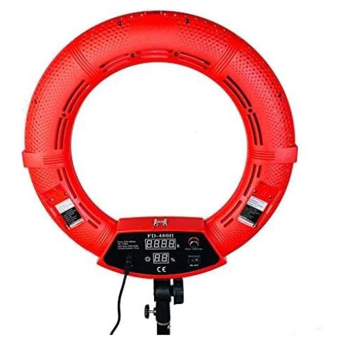Yidoblo18 Dimmable Fluorescent Ring Light Kit: 96W 5500K Ring Light, Light Stand, Soft Tube, Filter and Bag for Photography YouTube Self Video Make-up (FS-480II)