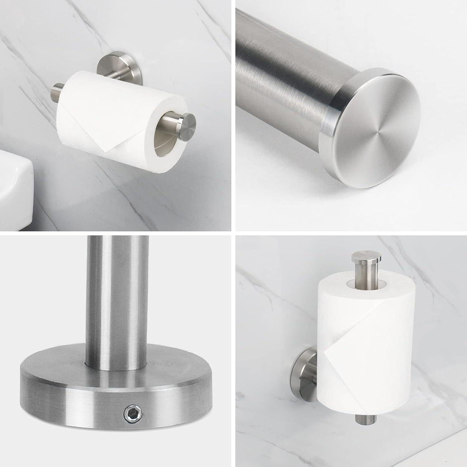 Conjunto de Accesorios de Baño NearMoon 5 Piezas Acero Inoxidable