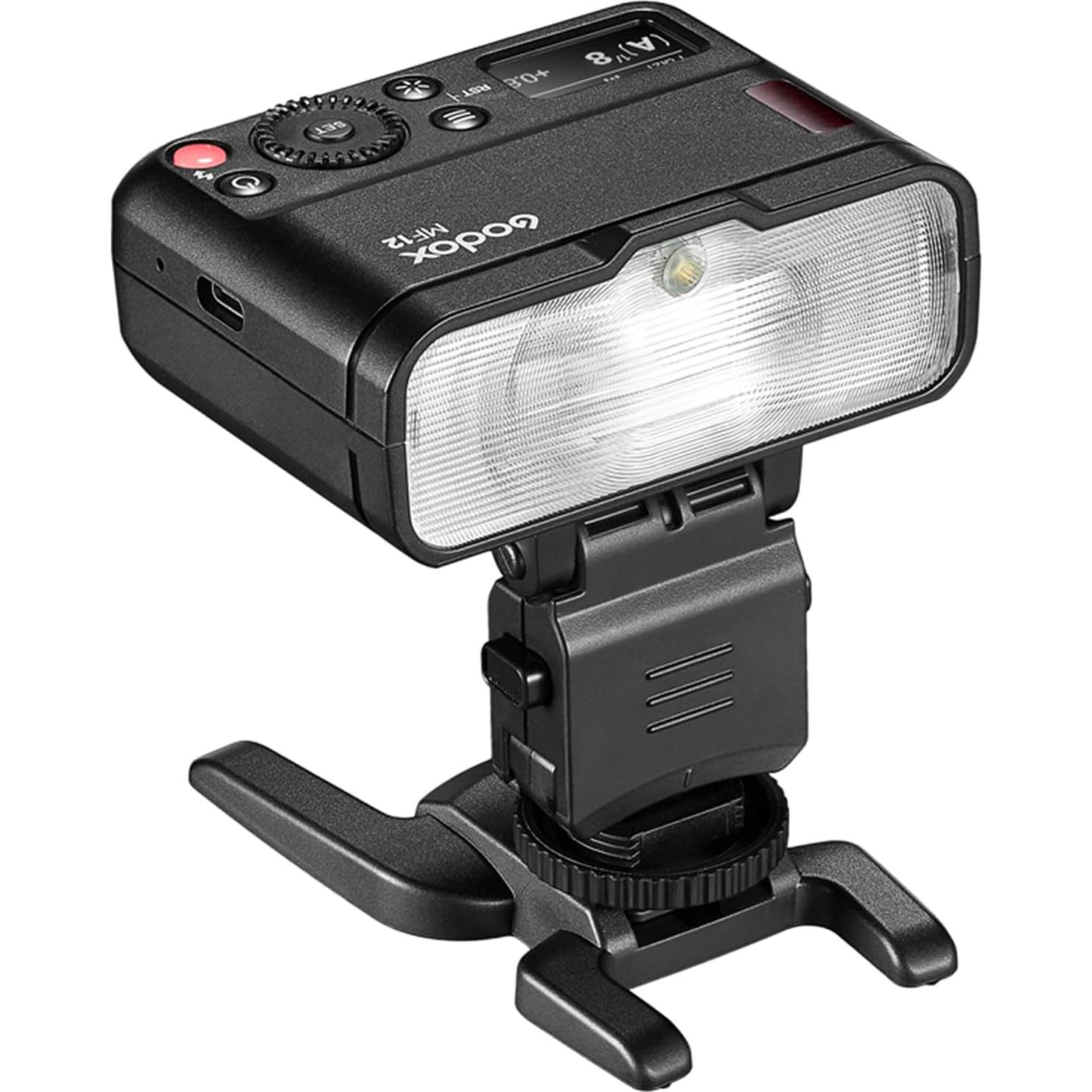 Kit de Flash Macro Godox MF12-K2 2.4G TTL 12W para Cámaras