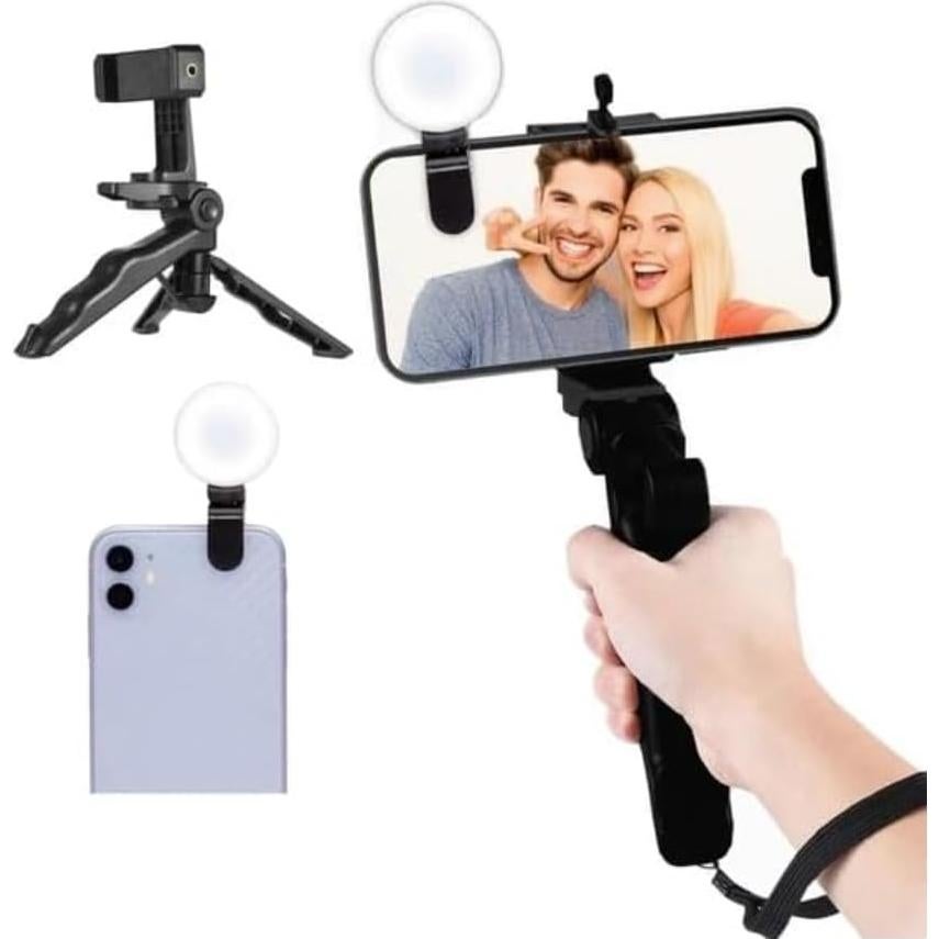 Kit de Estudio de Redes Sociales iJOY con Luz de Anillo