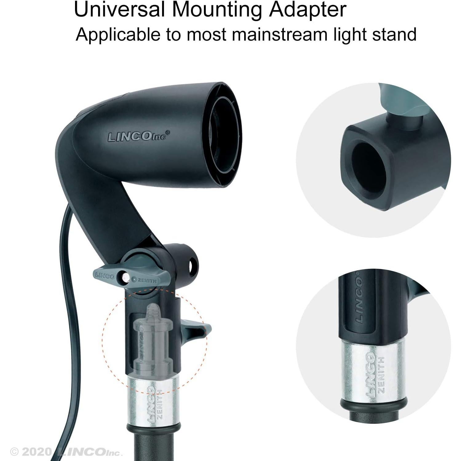 Soporte de Luz de Estudio LINCO Mini Cirrus E26/E27 - 2 Pcs