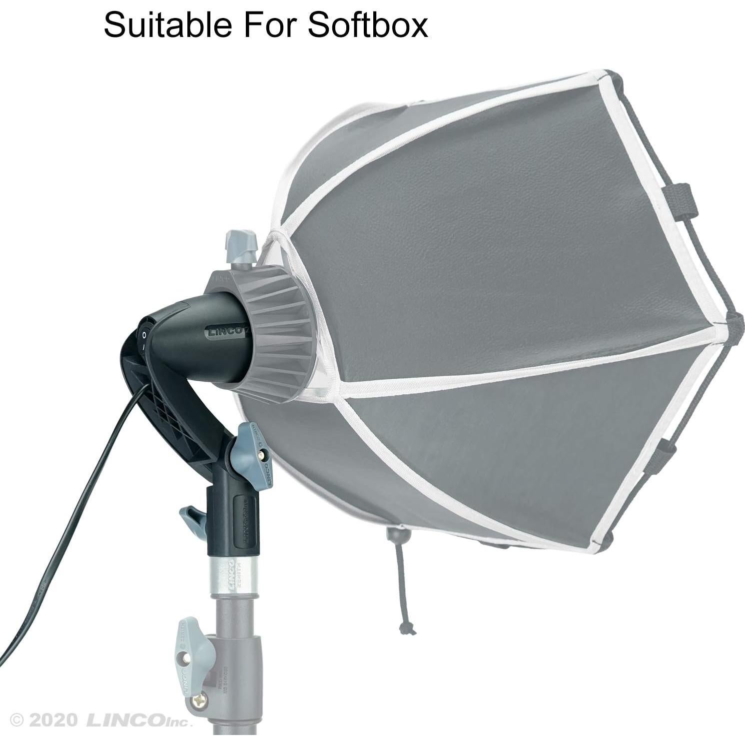 Soporte de Luz de Estudio LINCO Mini Cirrus E26/E27 - 2 Pcs