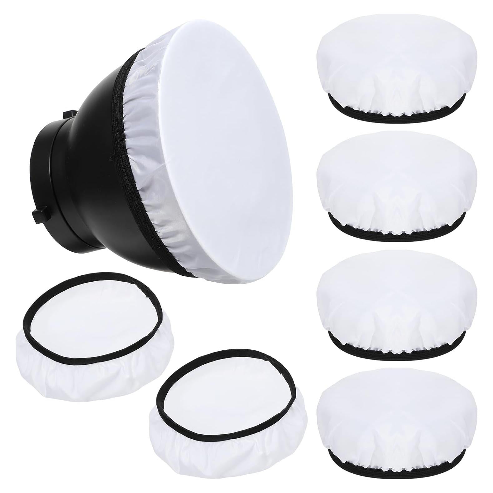 Difusor de luz suave Tucnoeu 18cm para reflectores 6Pcs