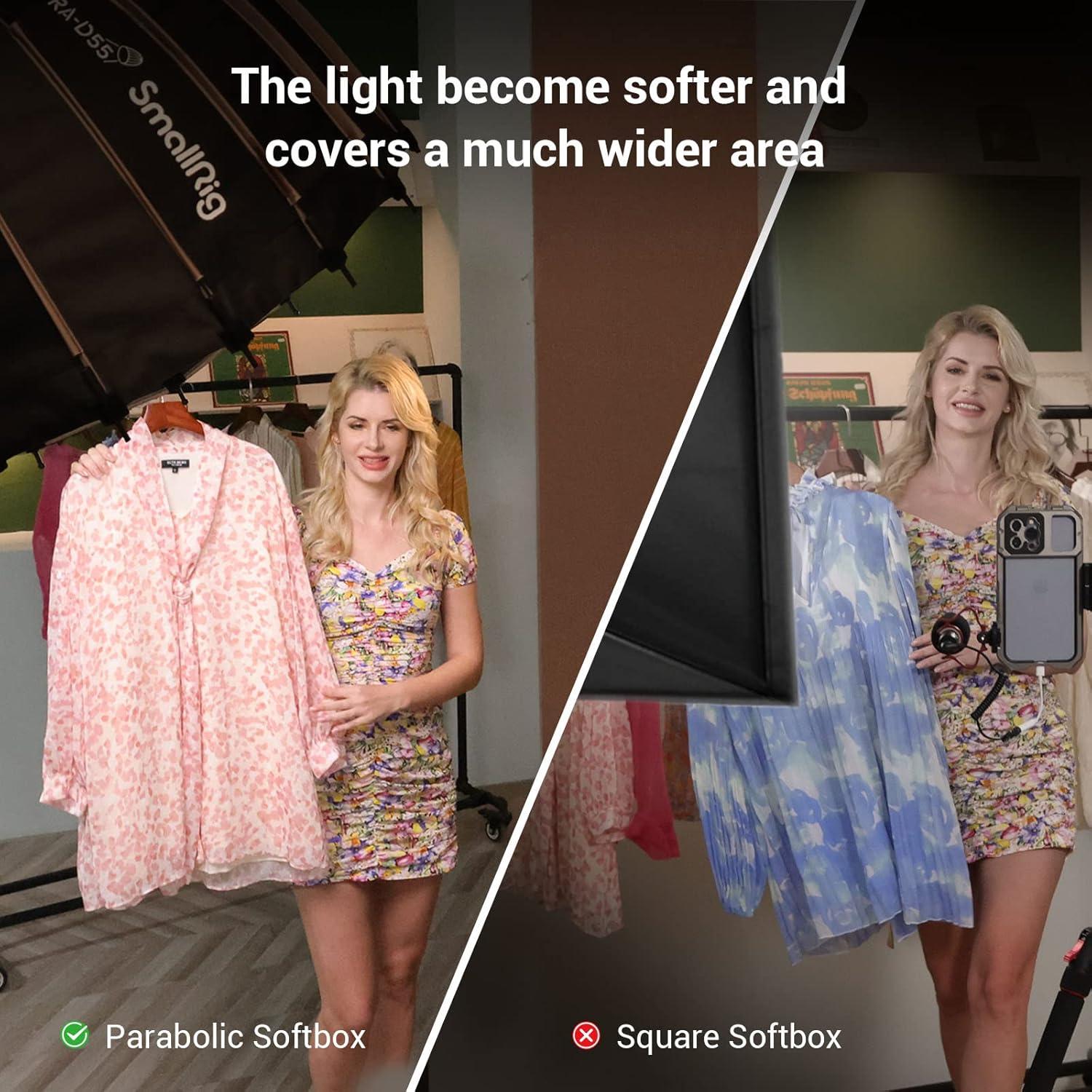 Softbox Parabólico SmallRig 21.6" (55 cm) Liberación Rápida