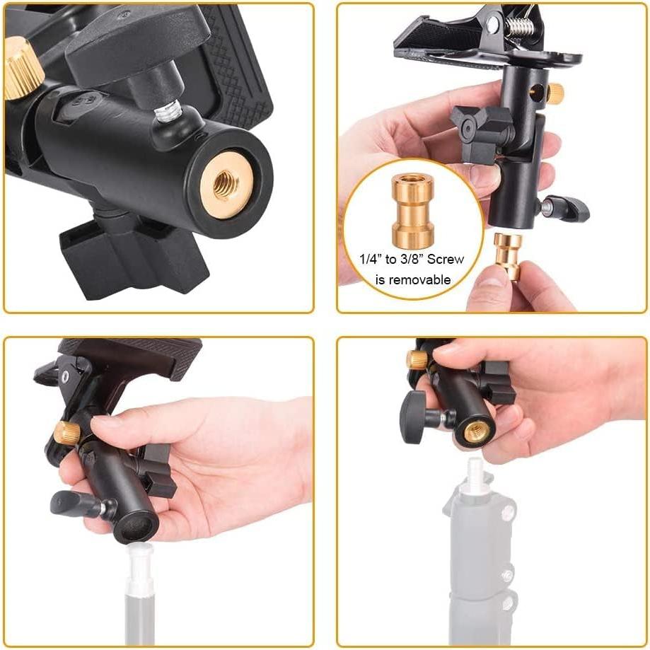 Soporte de Reflector UTEBIT para Fotografía - 2 Paquete, Metal