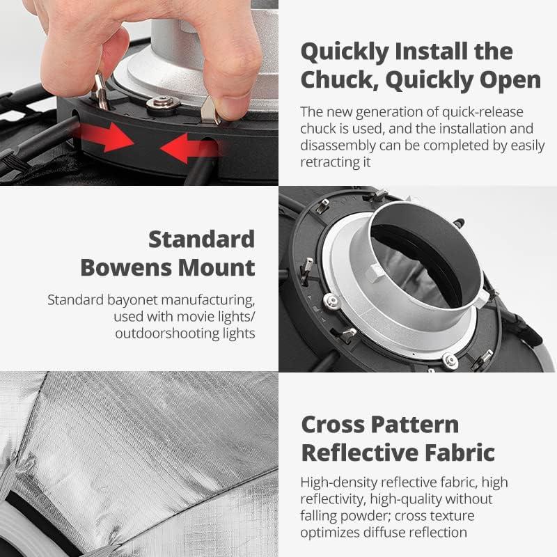 Paraguas Octagonal 120 cm AMBITFUL Softbox Fotografía