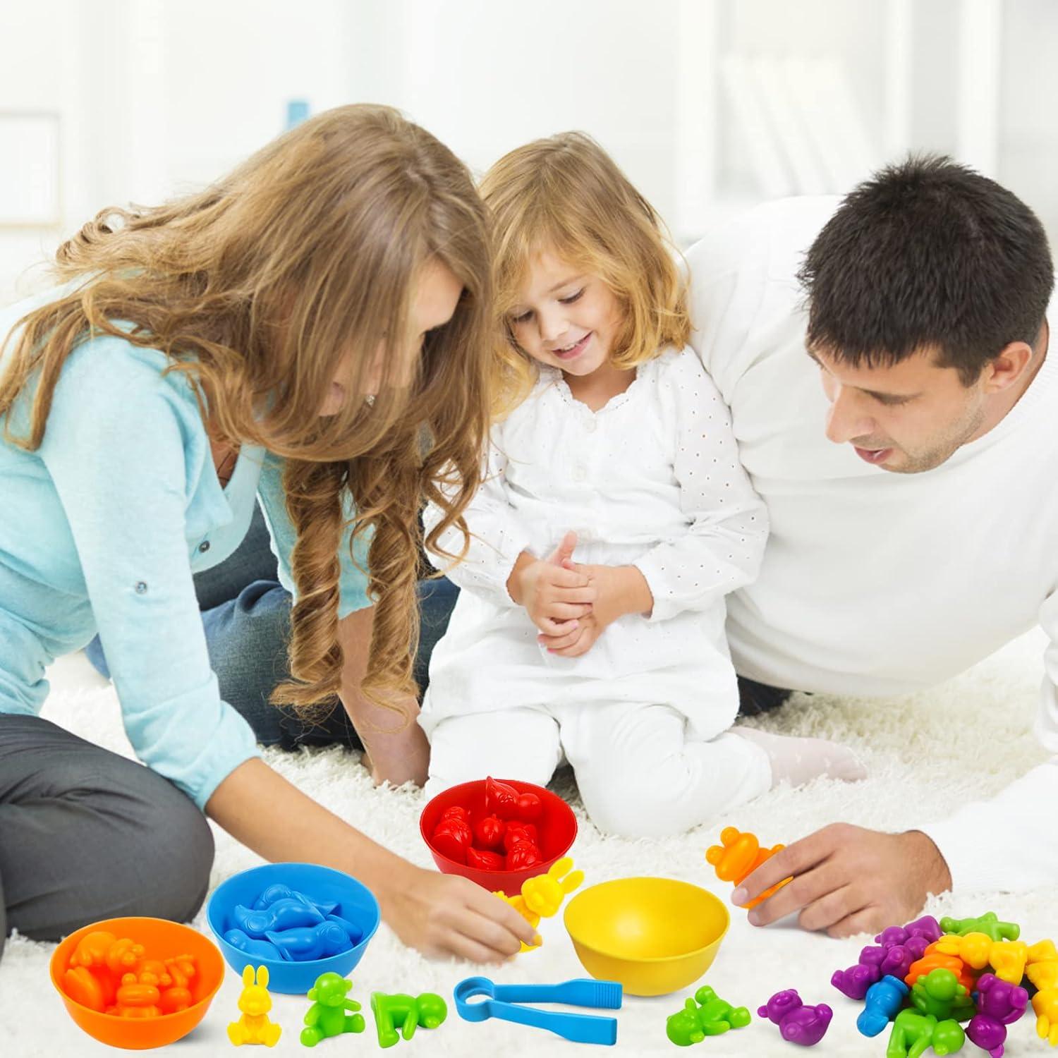 Juegos de emparejamiento de animales contadores USATDD 36 piezas