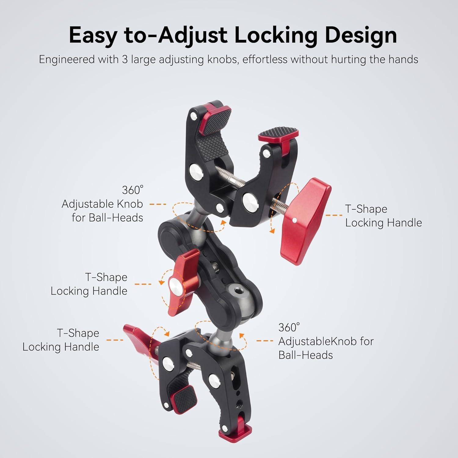 Soporte de cámara Brazo Mágico 360° Mechrig SJ011 Ajustable