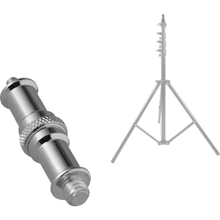 Adaptador de Tornillo Macho Metal 1/4 a 3/8 Wellmaking