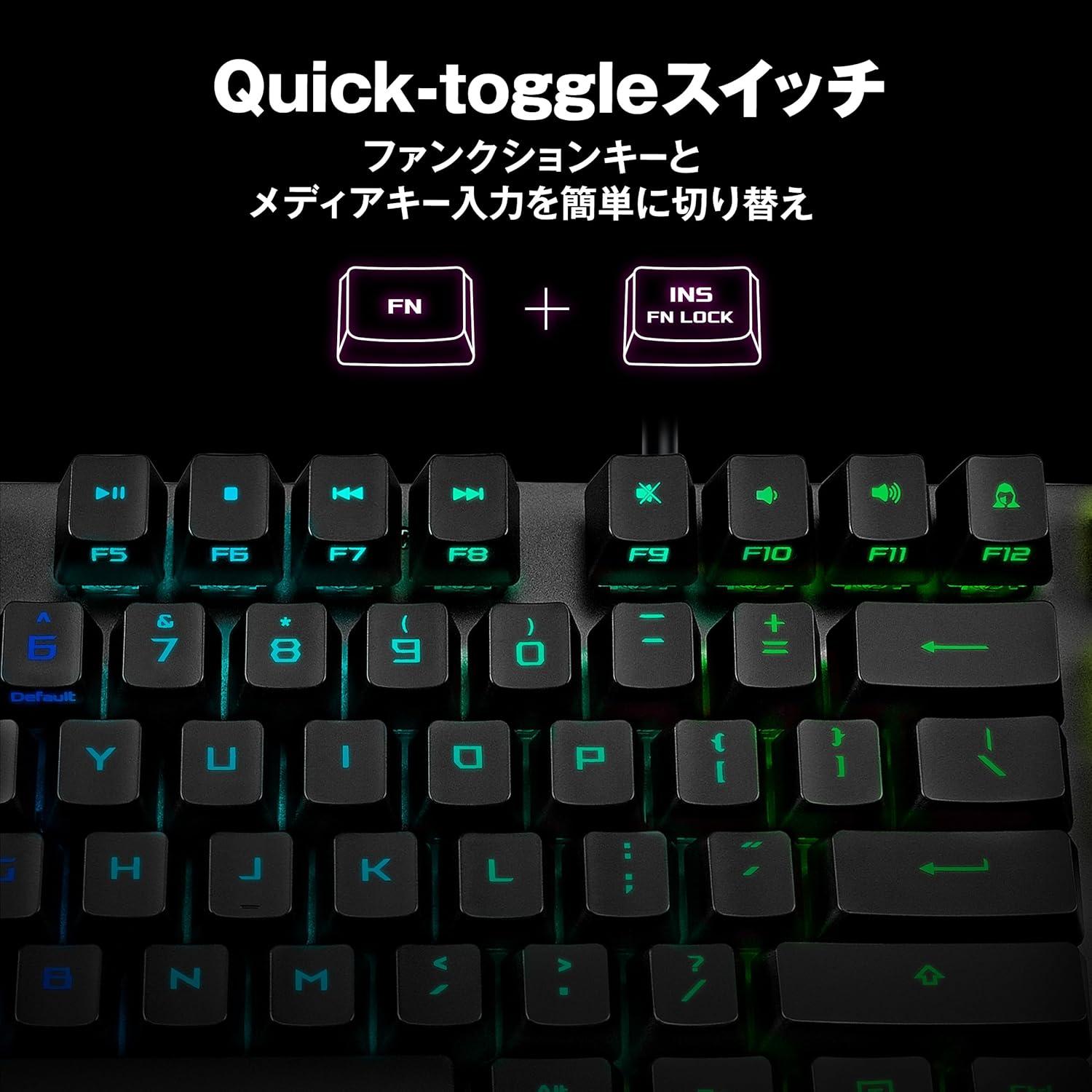 Teclado Mecánico ASUS ROG Strix Scope RX RGB, Negro