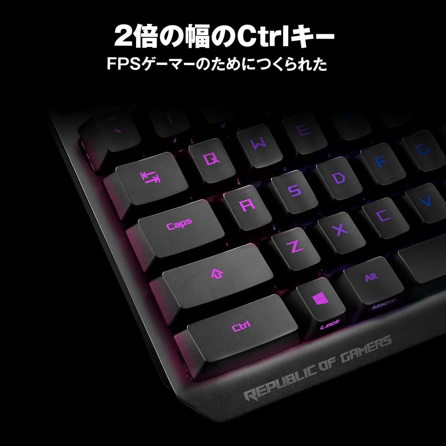 Teclado Mecánico ASUS ROG Strix Scope RX RGB, Negro