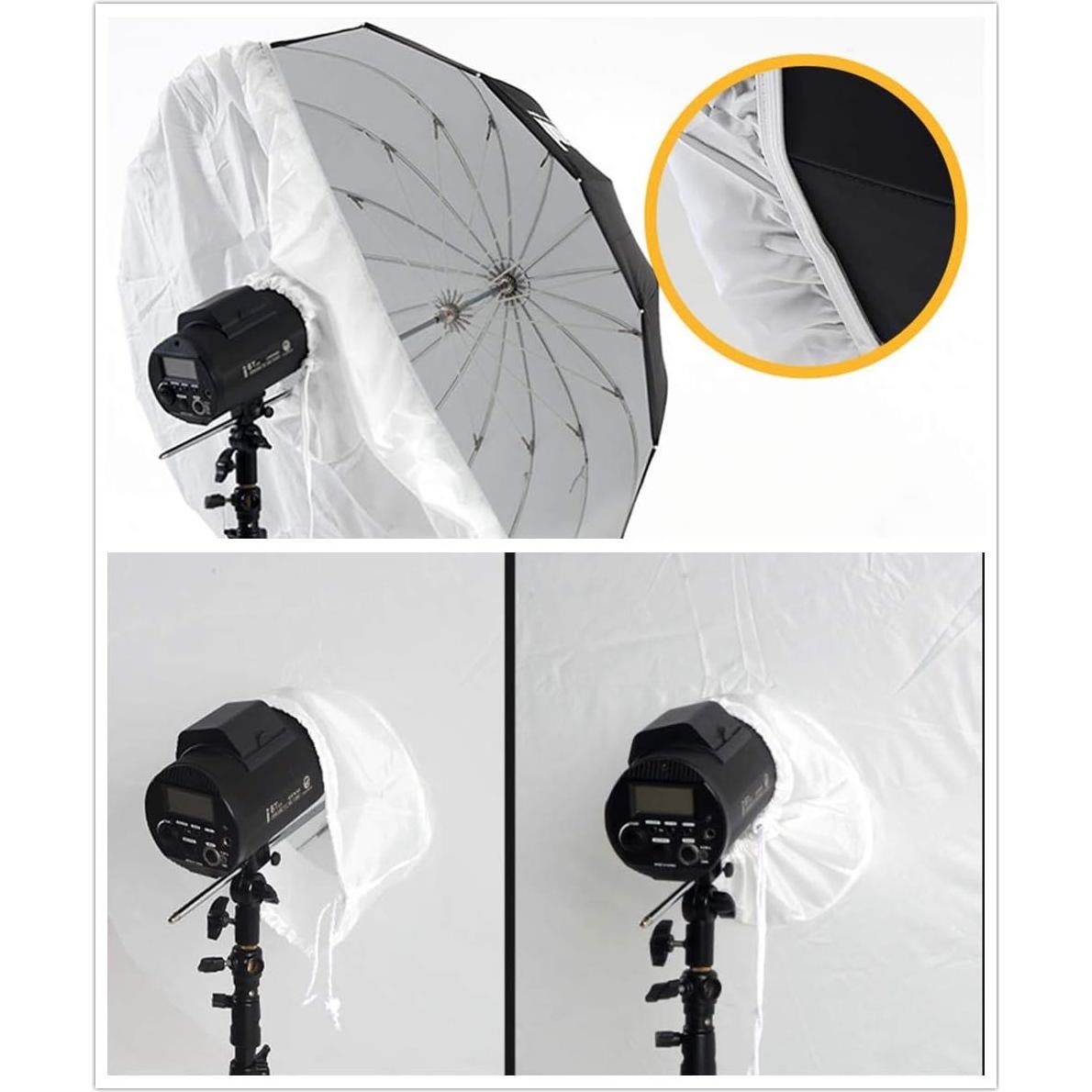 Cubierta Difusora Frontal 181.6 cm HappyGo para Paraguas 7 Pies