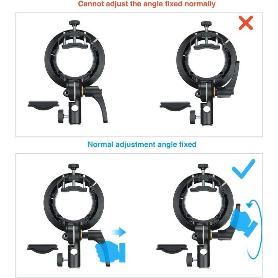 Soporte Godox S2 para Speedlite Bowens - Compatible con V1 AD200Pro