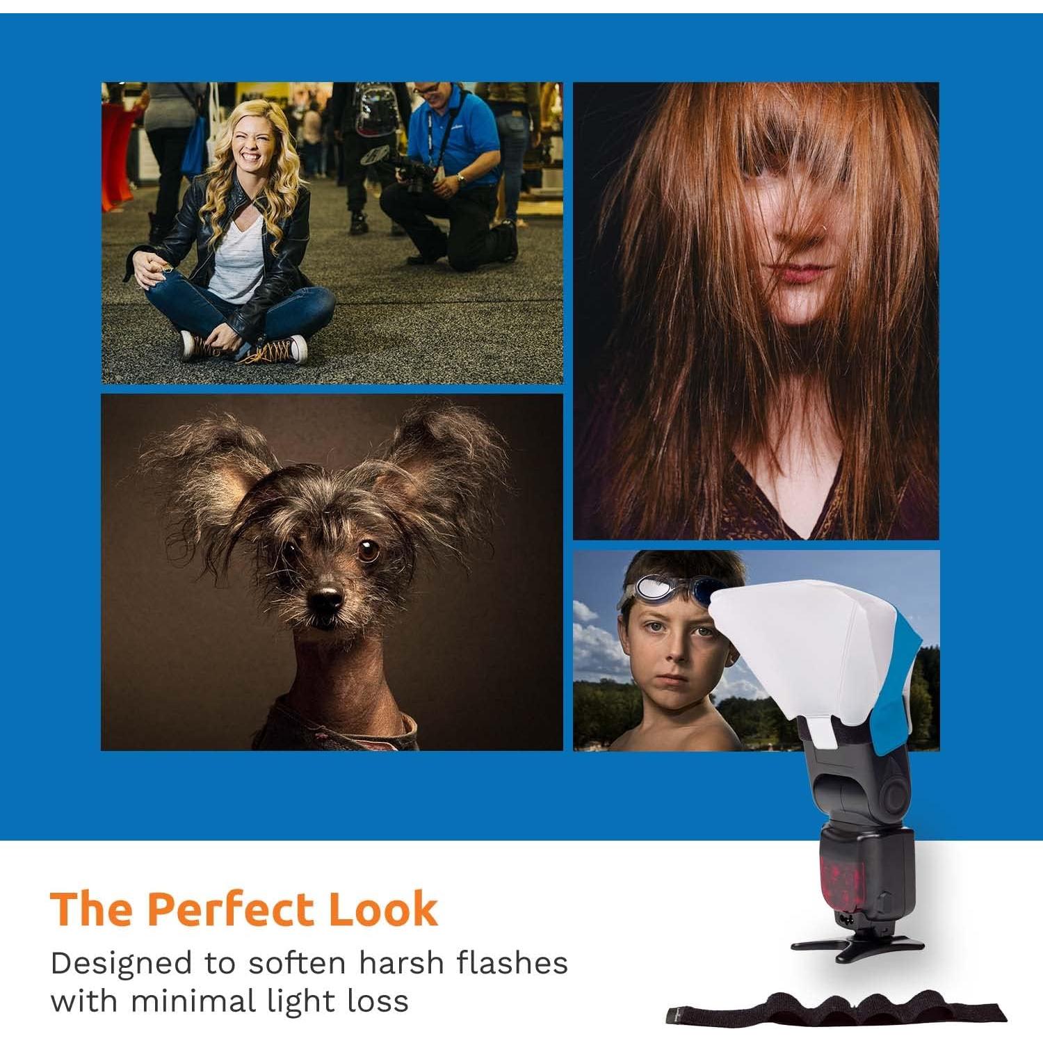 Difusor de Luz Frosted Ultrasoft LumiQuest Azul Neón